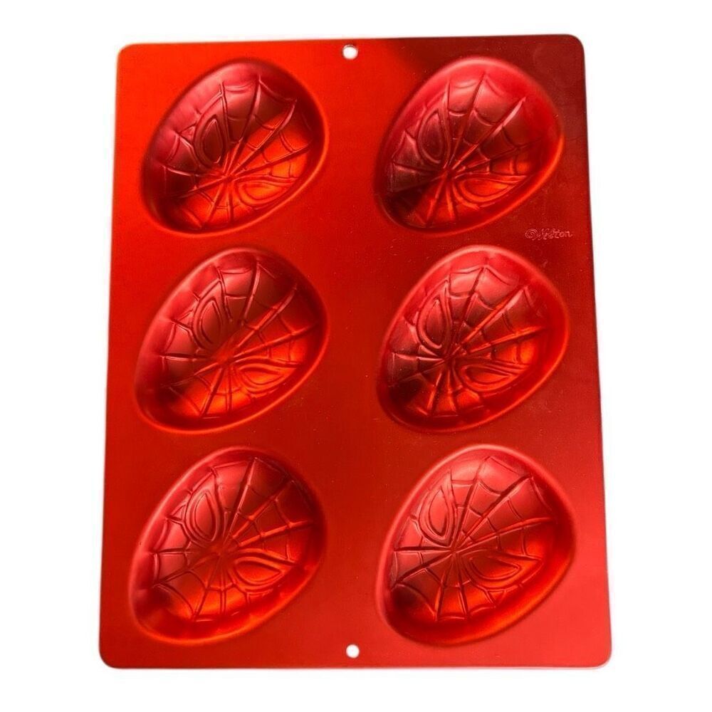 Wilton Marvel Spider-Man Aluminum Jello Cake Mold Pan 2004